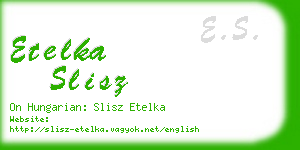 etelka slisz business card